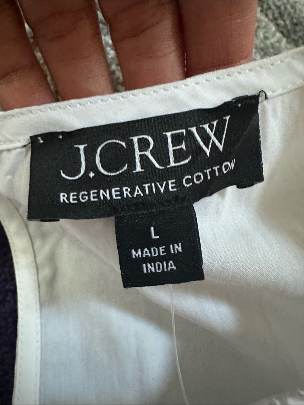 NWT J. Crew Hyacinth Top- Large - Picture 9 of 11